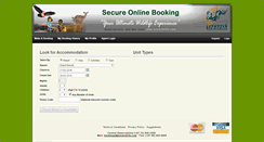 Desktop Screenshot of bookings.kznwildlife.com